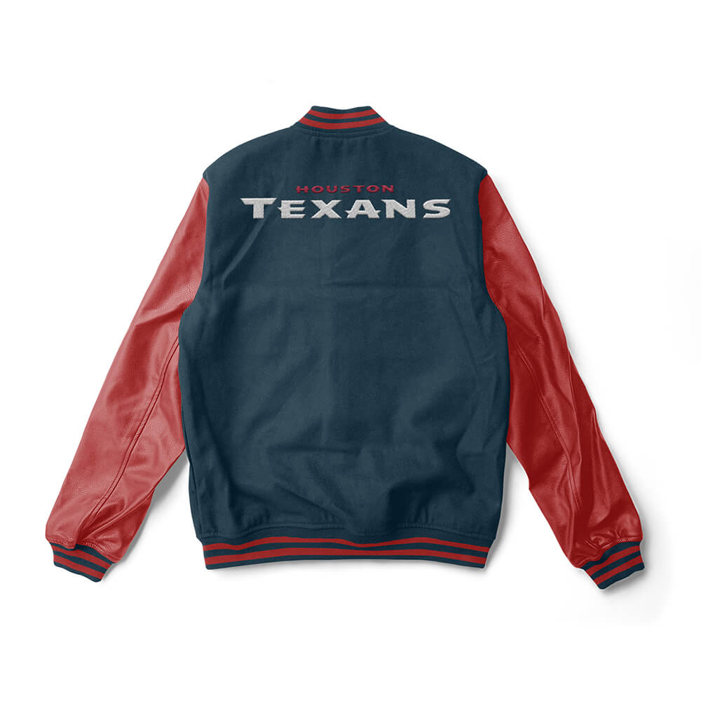 Houston Texans Football American Flag Bomber Jacket Nfl Camouflage