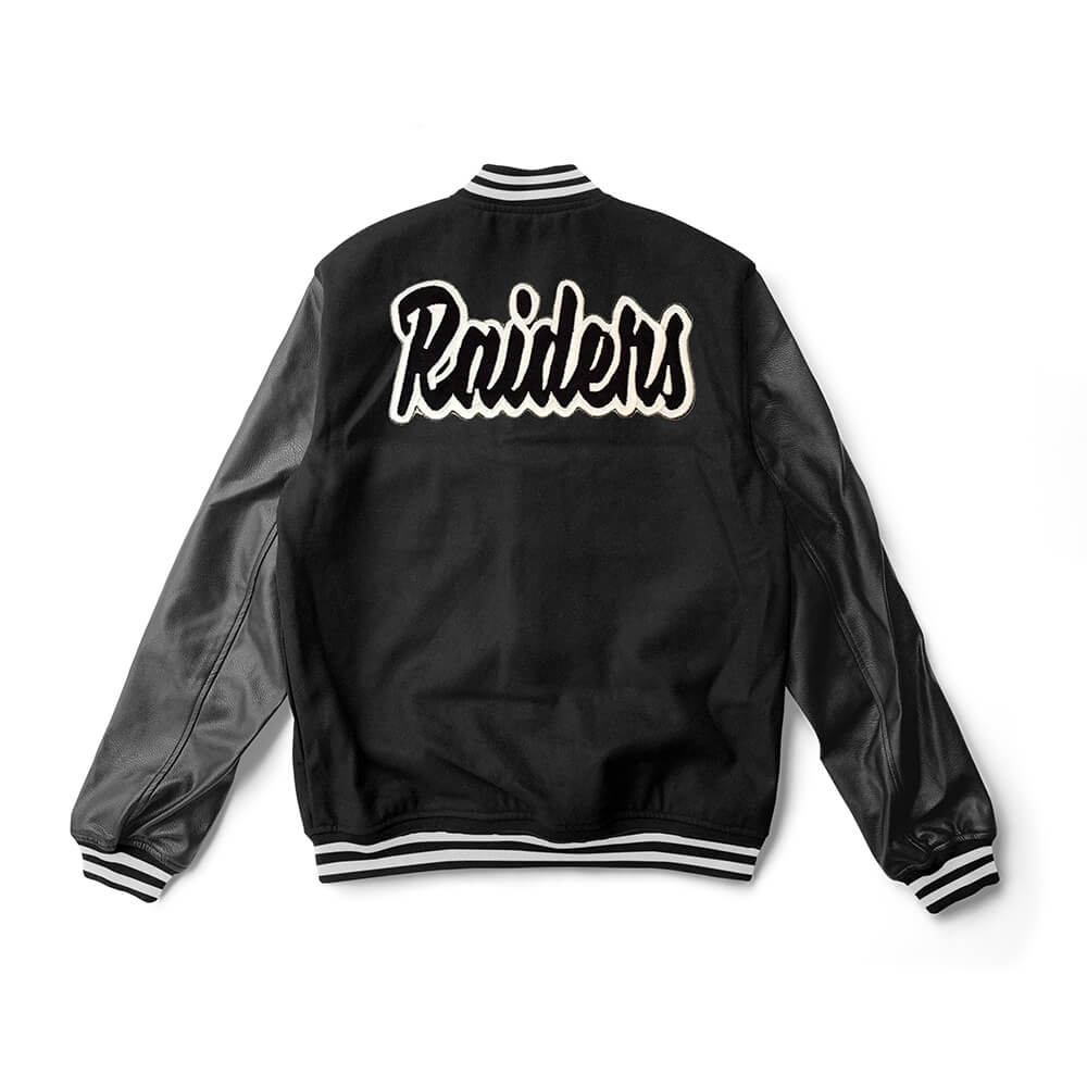 OVO x NFL Las Vegas Raiders Varsity Jacket Black - SS23 Men's - US